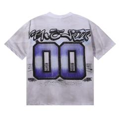Sports Shark No.00 Rhinestone Print Washed Tee 29060775