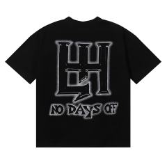 Black Panther Alien Rhinestone Print Tee 2 colors 29082345