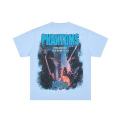 Ninja And Geisha Rhinestone Print Washed Tee 29064546