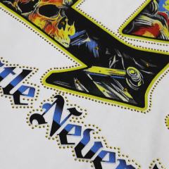 Skeletal Surgeon Rhinestone Print Tee 2 colors 28751252