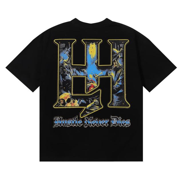 Skeletal Surgeon Rhinestone Print Tee 2 colors 28751252