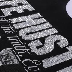 Scar Face Rhinestone Print Tee 28751254