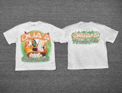 Funny Mallard Duck Rhinestone Print Washed Tee 29053847