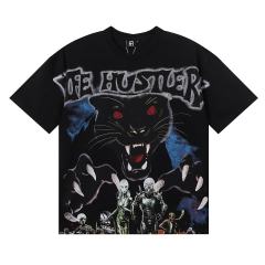 Black Panther Alien Rhinestone Print Tee 2 colors 29082345