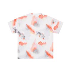 Tie-dye Space Skull Rhinestone Print Washed Tee 29064550