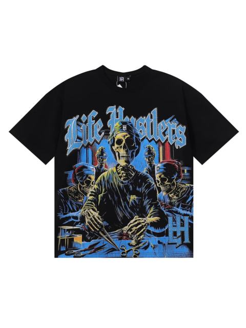 Skeletal Surgeon Rhinestone Print Tee 2 colors 28751252