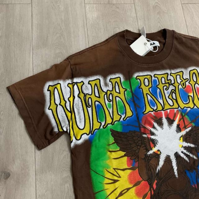 Rainbow Halo Tie-Dye Print Washed Tee 29053836
