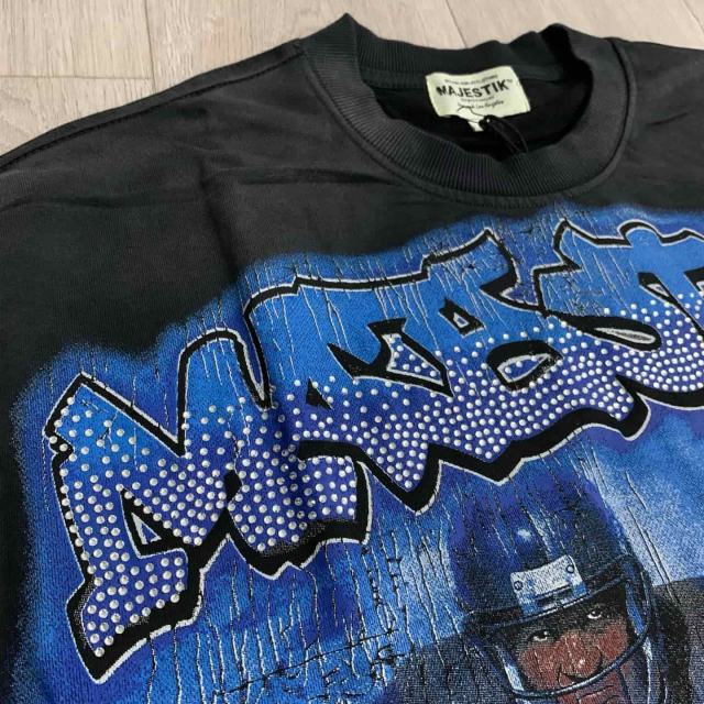 Rugby Eagle Rhinestone Print Washed Tee 29064540