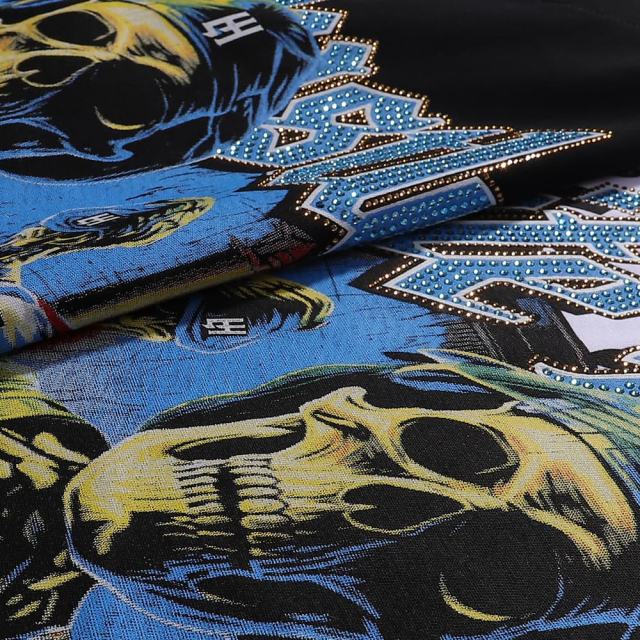 Skeletal Surgeon Rhinestone Print Tee 2 colors 28751252