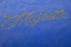 Muscular Bear Rugby Rhinestone Print Washed Tee 29065102