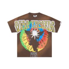 Rainbow Halo Tie-Dye Print Washed Tee 29053836