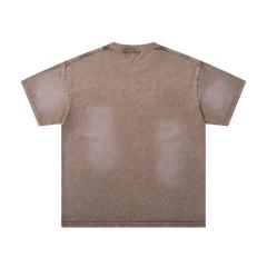 Desert Horse Riding Cupid Rhinestone Print Washed Tee 29060736