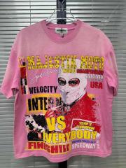 Death Race Motorcycle Slogan Rhinestone Print Washed Tee 2 colors 29060781