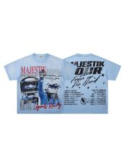 Legend Racing Tour Rhinestone Print Washed Tee 29060723
