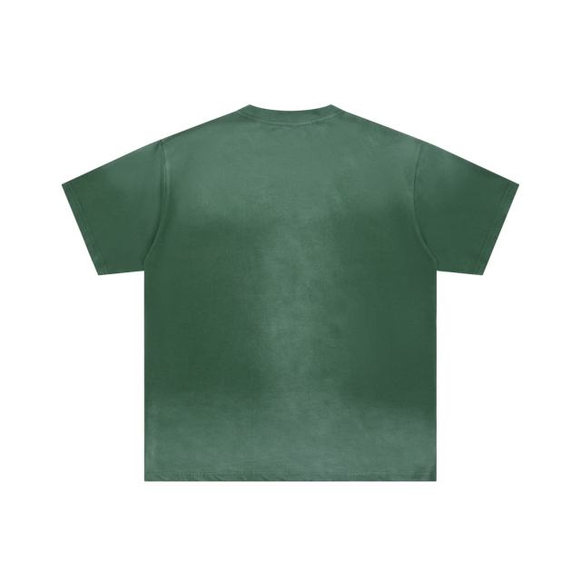 Flame Halo Praying Hands Print Washed Tee 29053837
