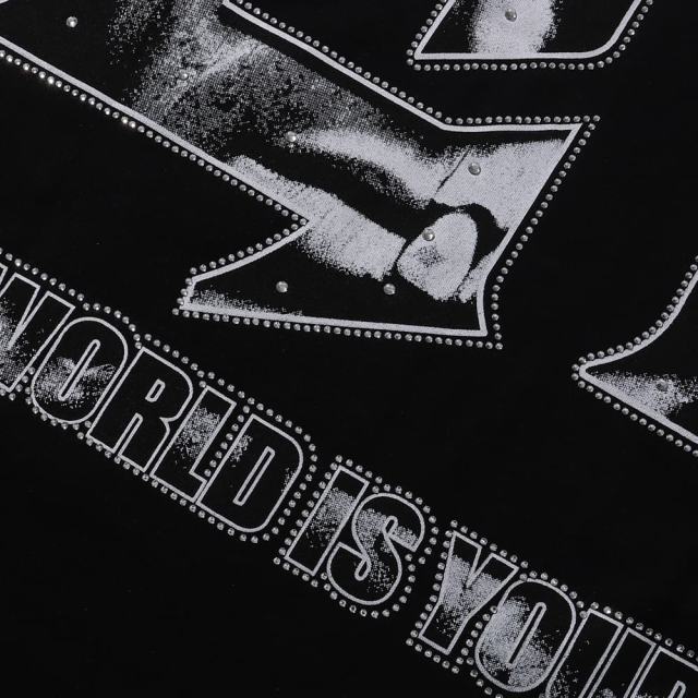 Scar Face Rhinestone Print Tee 28751254