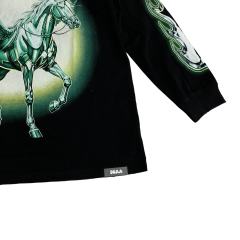 Latest Fashion Streetwear Rhinestone Long-Sleeve T-Shirt 28930897