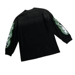 Latest Fashion Streetwear Rhinestone Long-Sleeve T-Shirt 28930897