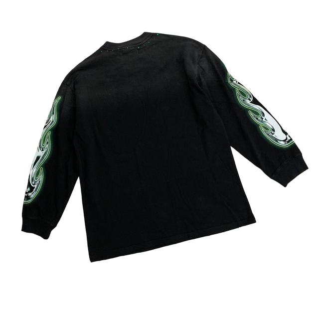 Latest Fashion Streetwear Rhinestone Long-Sleeve T-Shirt 28930897
