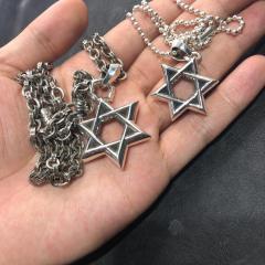 CH Hexagram Star Pendant Necklace