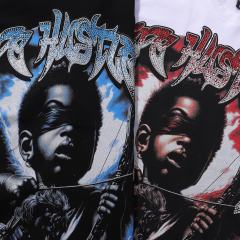 Black Steed Angel Black Steed Angel Rhinestone Print Tee 2 colors 28751251