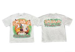 Funny Mallard Duck Rhinestone Print Washed Tee 29053847