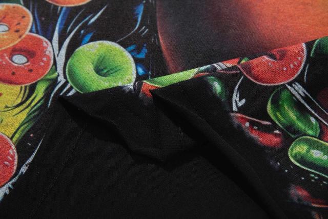 Space Astronaut Candy Rhinestone Print Washed Tee 29060782