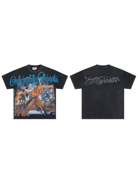 Fight For Freedom Ninja Rhinestone Print Washed Tee 29064544
