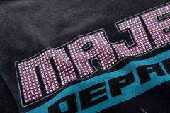 Space Knight Rhinestone Print Washed Tee 29065101