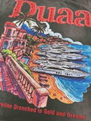 Coastal Yacht Rhinestone Print Washed Tee 29053841