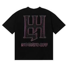 Pink Blindfolded Praying Angel Rhinestone Print Tee 3 colors 29082342