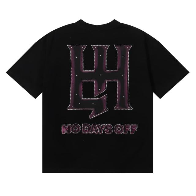 Pink Blindfolded Praying Angel Rhinestone Print Tee 3 colors 29082342