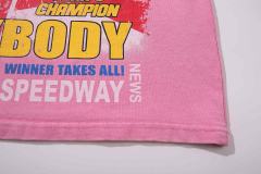 Death Race Motorcycle Slogan Rhinestone Print Washed Tee 2 colors 29060781