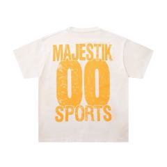 Miami Sunset Sports Car Rhinestone Print Washed Tee 29060732
