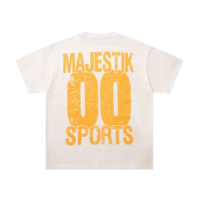 Miami Sunset Sports Car Rhinestone Print Washed Tee 29060732