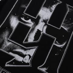 Scar Face Rhinestone Print Tee 28751254
