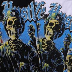 Skeletal Surgeon Rhinestone Print Tee 2 colors 28751252