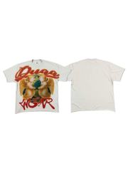 Angel Embracing Earth Rhinestone Print Washed Tee 29053848