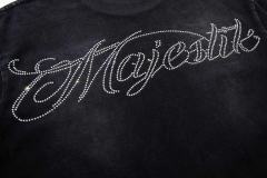 Space Knight Rhinestone Print Washed Tee 29065101