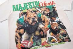 Collage Bulldog No.00 Rhinestone Print Washed Tee 29060734