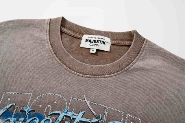 Desert Horse Riding Cupid Rhinestone Print Washed Tee 29060736