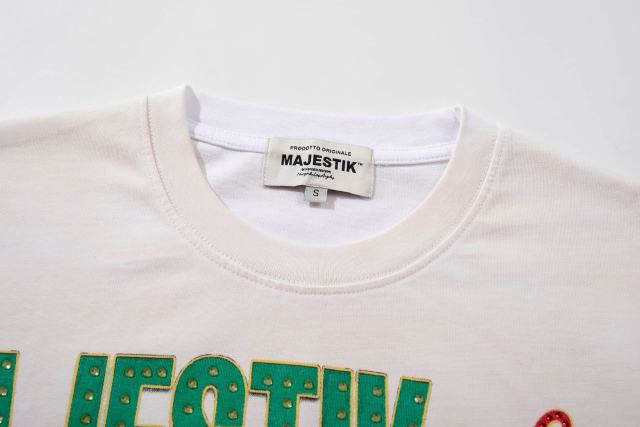 Collage Bulldog No.00 Rhinestone Print Washed Tee 29060734