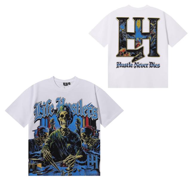 Skeletal Surgeon Rhinestone Print Tee 2 colors 28751252
