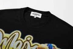 Colored Dreadlock Alien Creature Rhinestone Print Washed Tee 29060776