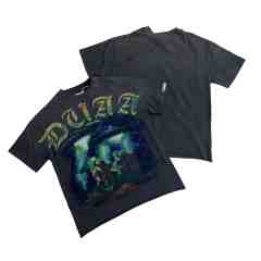 UFO Cowboy Rhinestone Print Washed Tee 28930931