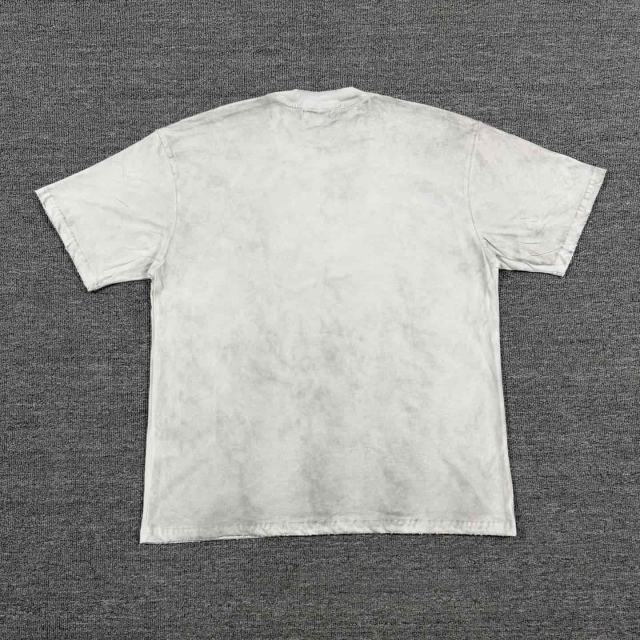 Football Tiger Rhinestone Print Washed Tee 29053840