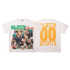 Collage Bulldog No.00 Rhinestone Print Washed Tee 29060734