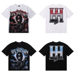 Black Steed Angel Black Steed Angel Rhinestone Print Tee 2 colors 28751251