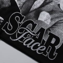 Scar Face Rhinestone Print Tee 28751254