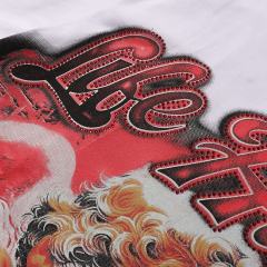 Blindfolded Cupid Archery Rhinestone Print Tee 2 colors 29082343